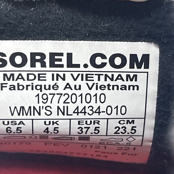 Sorel Women's Out N About II Conquest WATERPROOF Boots Size 6.5 NL4434-010 - Picture 7 of 8